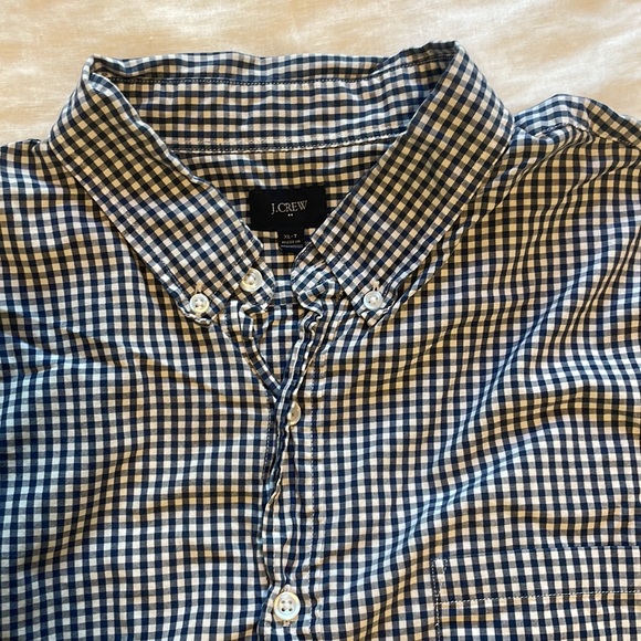 J Crew Men’s Gingham Button-down - Picture 2 of 2